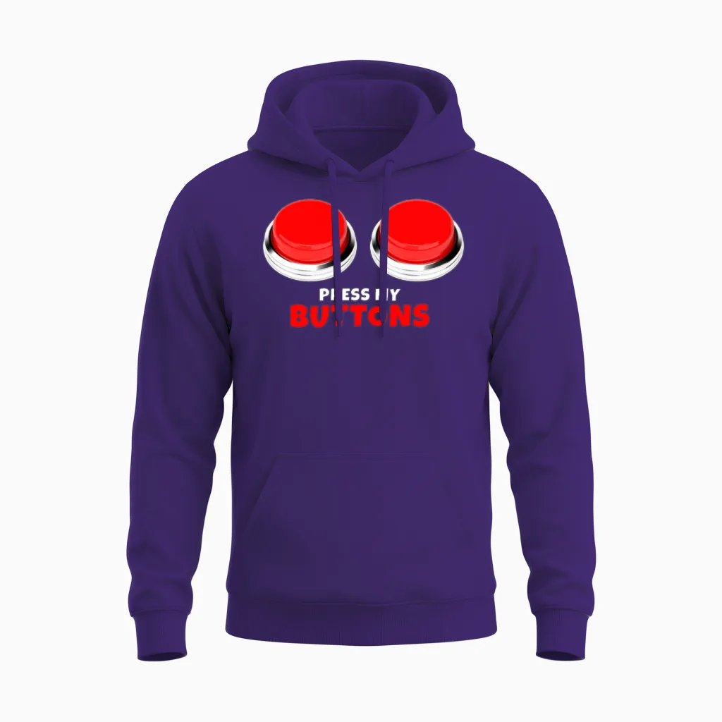 Press My Buttons Swingers Gifts | Pineapple Swingi Unisex Hoodie in Purple