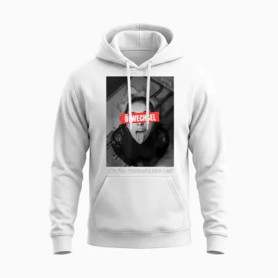 Oil Change for Smooth Running Unisex Hoodie - White