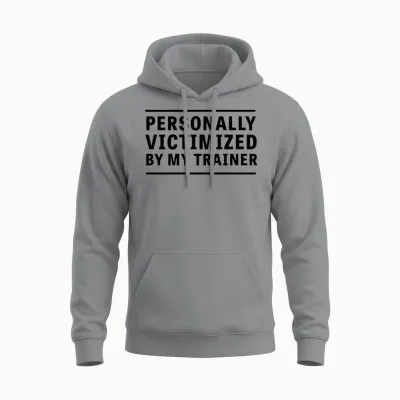 Personally Victimized by My Trainer Unisex Hoodie - Sport Grey