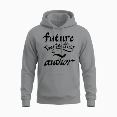 Future Bestselling Author Unisex Hoodie - Sport Grey