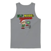 Elf Mode Activated — Christmas Gift Unisex Tank Top - Sport Grey – 1