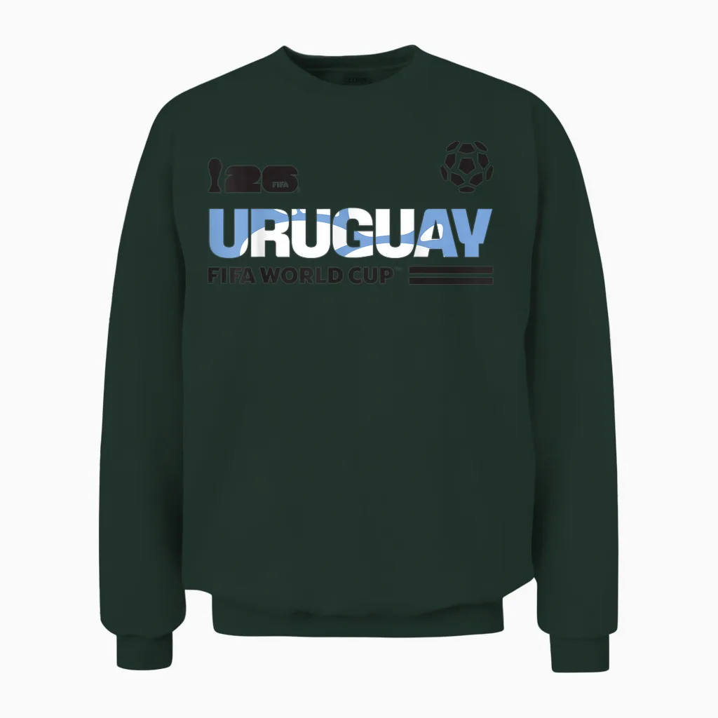 Fifa World Cup26 Qualifier Uruguay Unisex Sweatshirt in Forest