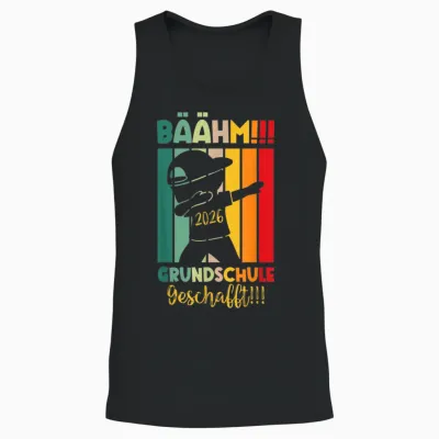 Bäähm Grundschule Geschafft Grundschule Abschluss 2026 Unisex Tank Top - Black