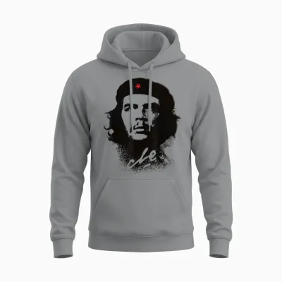 Che Guevara Revolution Rebel Cuba T-Shirt, Grey, S Unisex Hoodie - Sport Grey