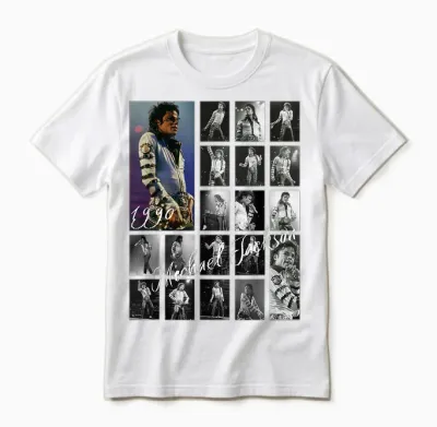 Michael Jackson 077 Unisex T-Shirt - White