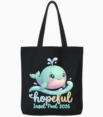 Hope Buckelwal Wal Timmy, Insel Poel 2026 Rettung Tote Bags - Black