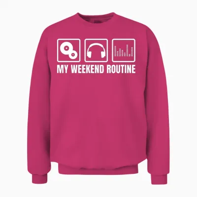 Dj Music Beats Unisex Sweatshirt - Heliconia
