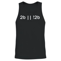 2b || !2b Funny Programmer Developers Computer Unisex Tank Top - Black – 2