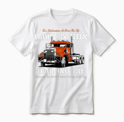 Hawk and Son Hauling Company Big Rig Pride Unisex T-Shirt - White