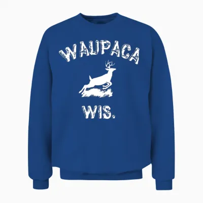 Waupaca Wis Unisex Sweatshirt - Royal