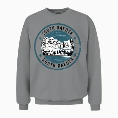 Usa Vintage American Stamps Us State South Dakota Unisex Sweatshirt - Sport Grey