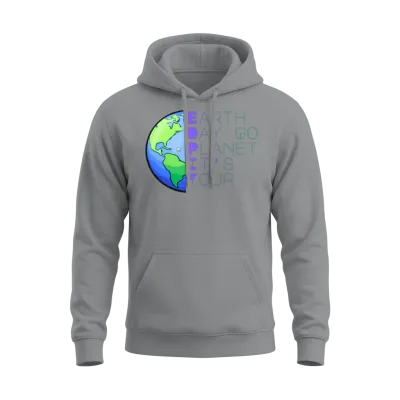 Earth Day Its Yours Go Planet Earth Day Go Planet Unisex Hoodie - Sport Grey