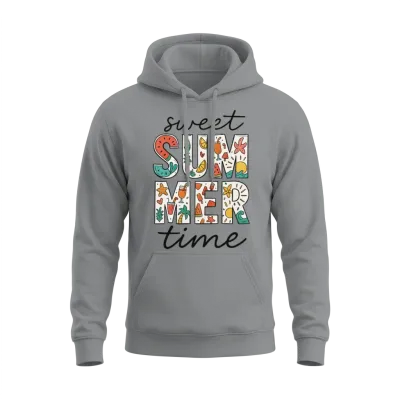 Retro Summer Unisex Hoodie - Sport Grey
