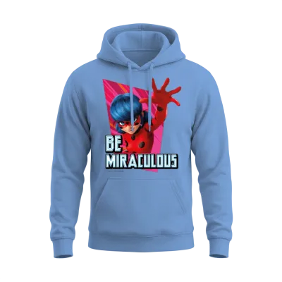 Miraculous Ladybug Be Miraculous Unisex Hoodie - Carolina Blue