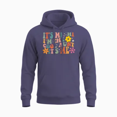 Cool Aunts Club It's Me Hi I'm the Cool Aunts Muttertag Unisex Hoodie - Heather Sport Dark Navy