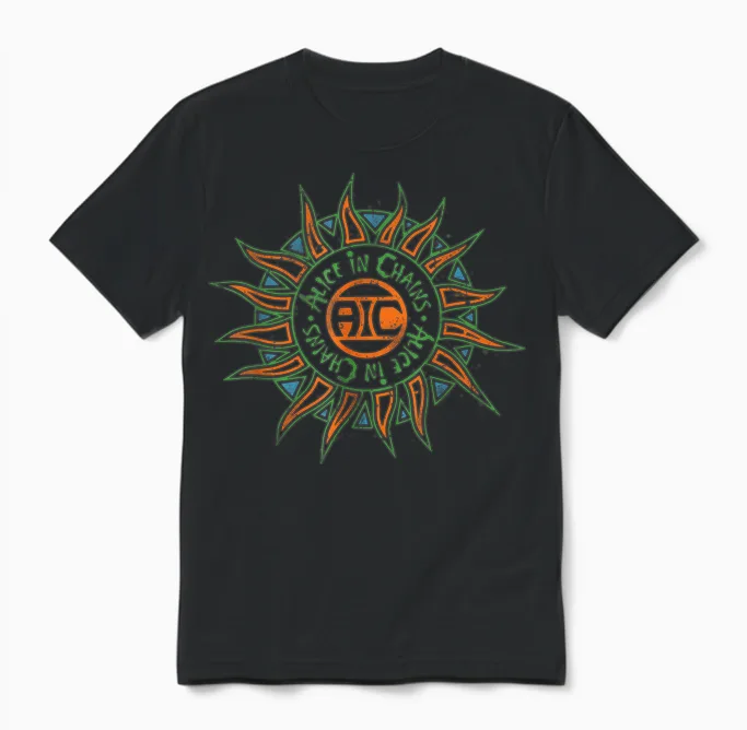 Alice in Chains - Sun Unisex T-Shirt in Black