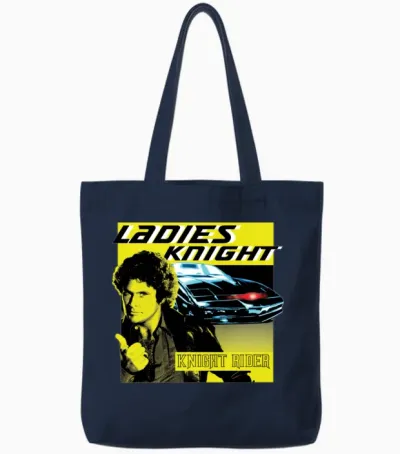 Knight Rider Ladies Night Tote Bags - Navy