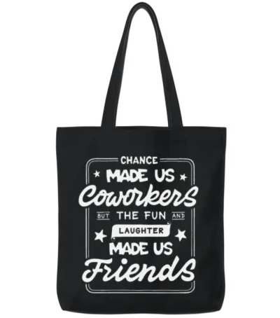 Coworkers Fun Tote Bags - Black