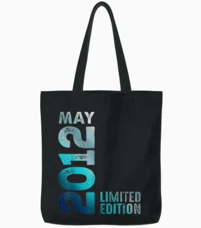 édition Limitée Mai 2012 Anniversaire Tote Bags - Black