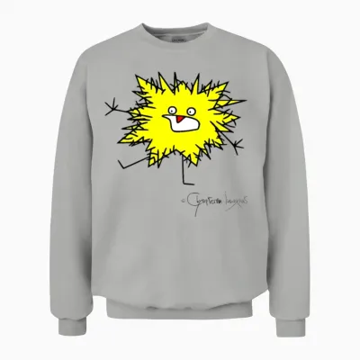 Woolly Beastie Freaks Out © Chyropterum Innoxius Unisex Sweatshirt - Ash