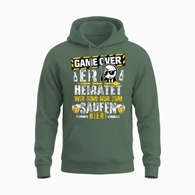 Jga Männer T-Shirt Junggesellenabschied Team Bräutigam Jga Unisex Hoodie - Military Green