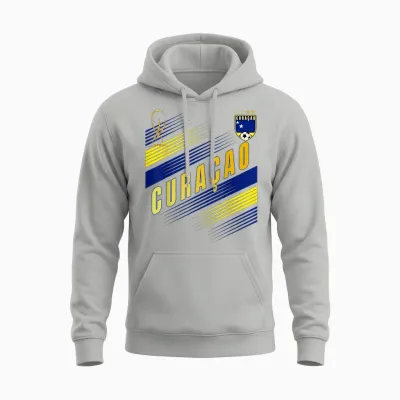 Drapeau De Curaçao Pour Les Amoureux De La Fierté De Curaçao Unisex Hoodie - Ash