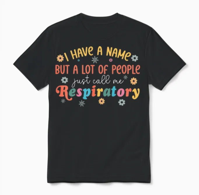 Groovy Respiratory Therapy Rt Therapist Funny Rt Unisex T-Shirt in Black