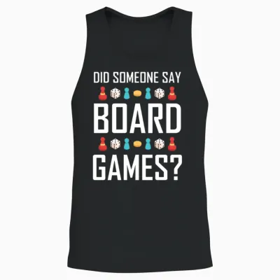 Board Game Board Game Player Board Game Gift Board Unisex Tank Top - Black