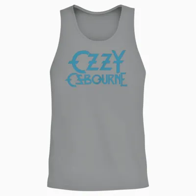 Ozzy Osbourne Patient Number 9 Teal Logo Unisex Tank Top - Sport Grey