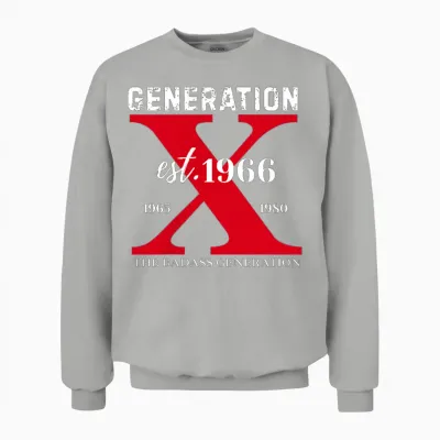 Génération X 1966 : Avant Que Vous Ne Soyez Née, Sissie, Skull Unisex Sweatshirt - Ash