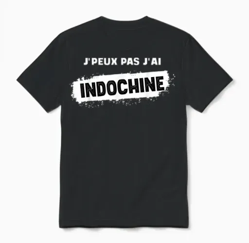 Je Peux Pas J'ai Indochine Men's Women's Child T-Shirt, Black, S Unisex T-Shirt in Black