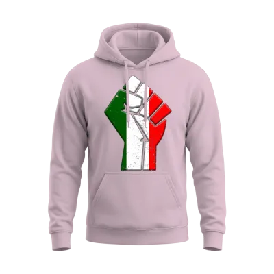 Italy Flag Italian Country Pride Native Family Unisex Hoodie - Light Pink