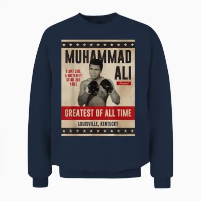 Muhammad Ali - Ali Unisex Sweatshirt - Navy