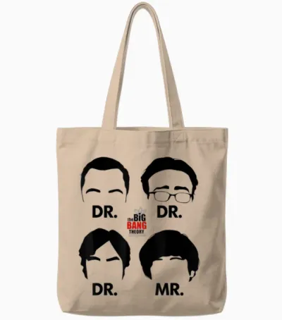 The Big Bang Theory Doctors & Mr Tote Bags - Natural