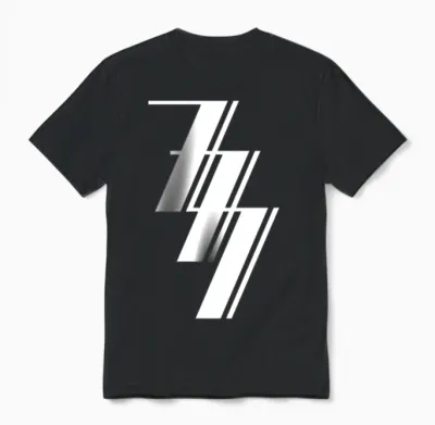 Nombre 777 Meaning Numerology Symbol Unisex T-Shirt - Black