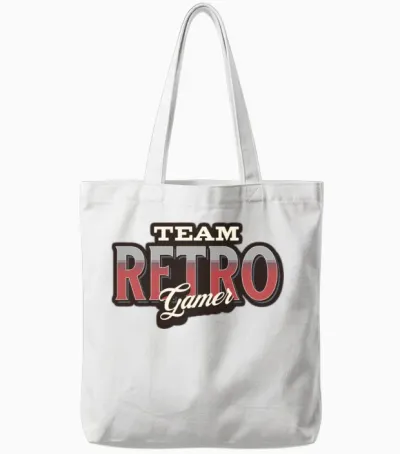 Team Retro Gamer Tote Bags - White