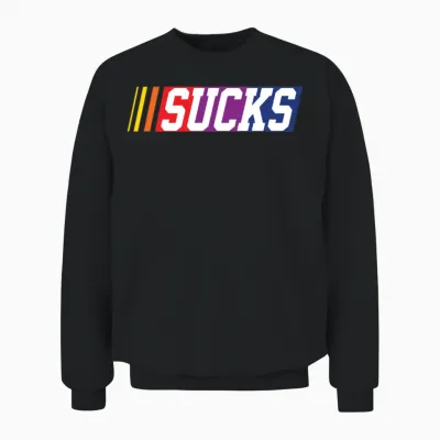 Nascar Sucks Unisex Sweatshirt - Black