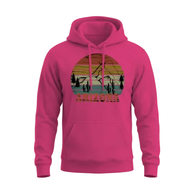 Arizona Unisex Hoodie - Heliconia