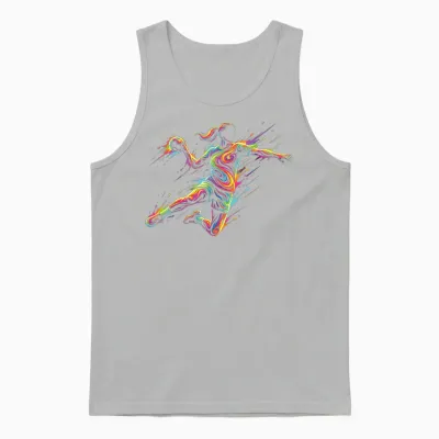 Handball Women's Child Girl Unisex Tank Top - Ash