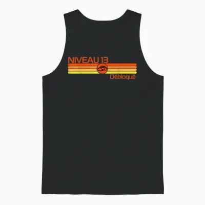 13 Years Wedding Gift – Lily of the Valley Wedding Unisex Tank Top - Black
