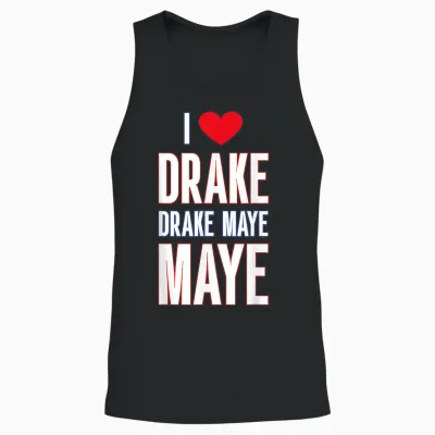 I Love Drake Drek Maye Maye Unisex Tank Top - Black