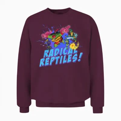Radical Reptiles - Tmnt Brothers - Rise Unisex Sweatshirt - Maroon