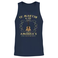 Martin Dual Guitars Vintage Birthday T Shirt Gift Unisex Tank Top - Navy – 2