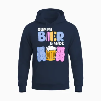 Gummibierbande - Mallorca Party Urlaub Malle Gruppen Unisex Hoodie - Navy