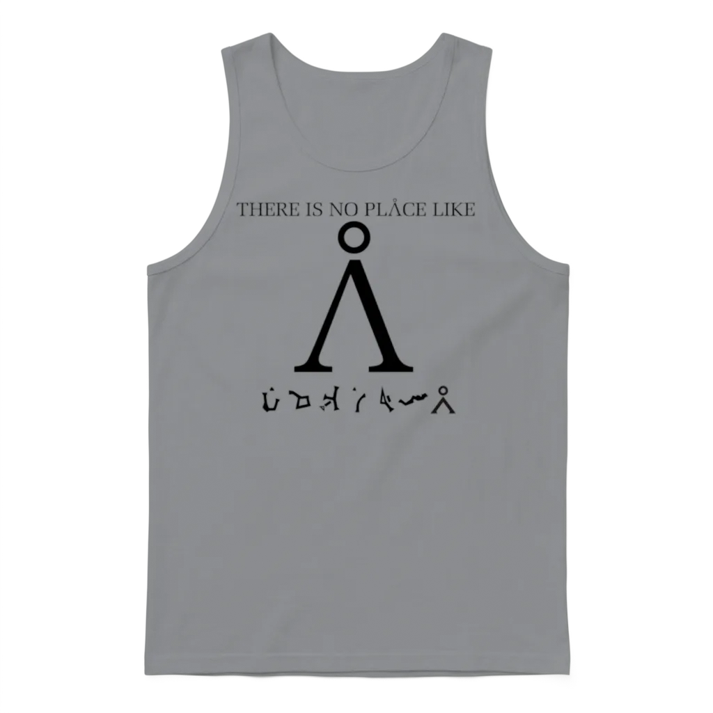 Stargate Sg1 - There Is No Place Like Earth Unisex Tank Top - Sport Grey