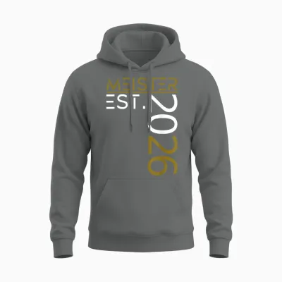 Graduation Master Est. 2026 Golden Outfit Master Exam Unisex Hoodie - Graphite Heather
