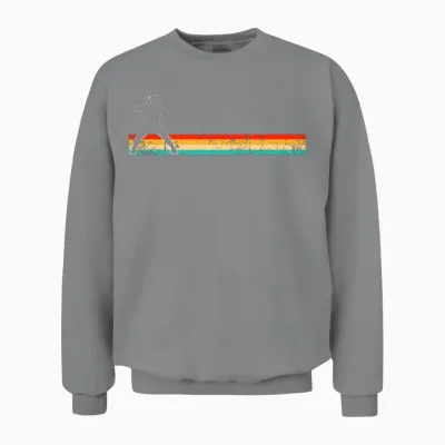 Baseball Retro Unisex Sweatshirt - Sport Grey