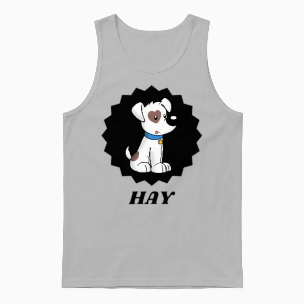 Hay Unisex Tank Top in Ash