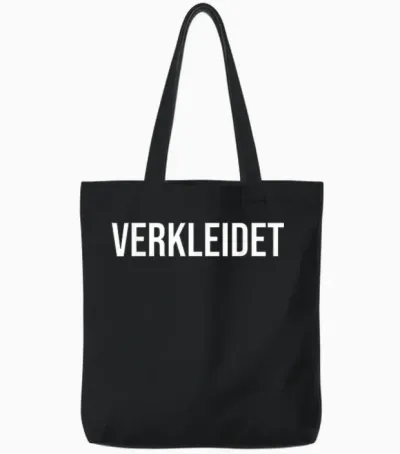 Fancy Dress Halloween Carnival Party Cologne Fancy Dress Costume T-Shirt, Black Tote Bags - Black