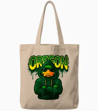 Oregon Apparel Retro Vintage Animal Men Women Boys Girl Tote Bags - Natural